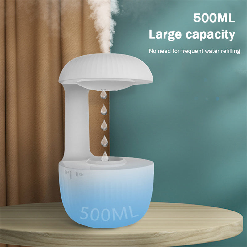 Drift humidifier 500 ml tank with blue glow